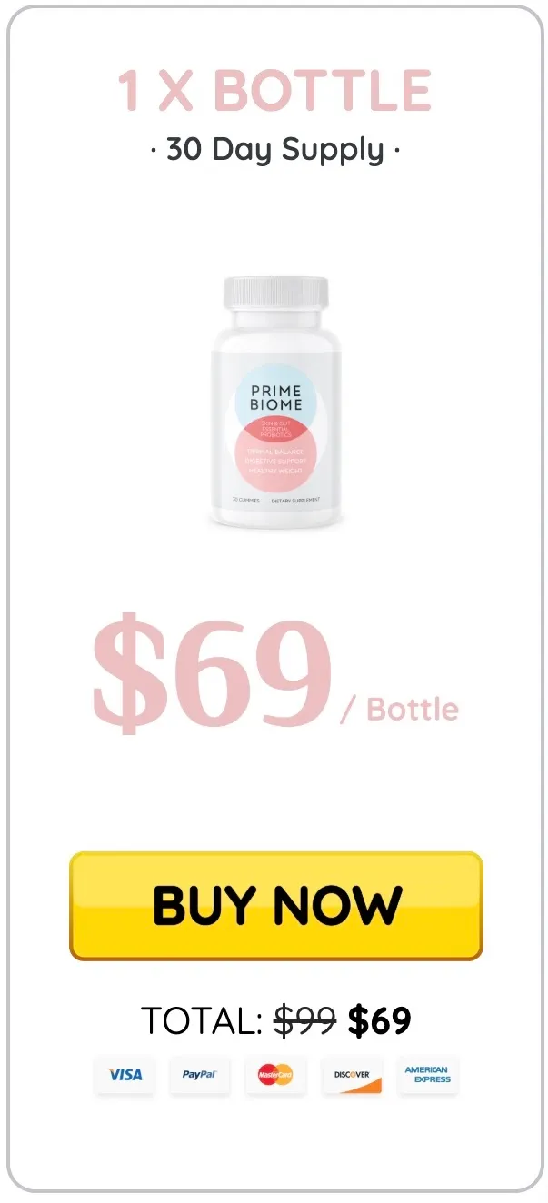 PrimeBiome one bottle